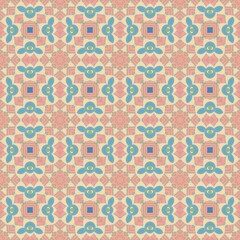 Obraz premium Stylish Floral Pattern in Soft Pastel Colors