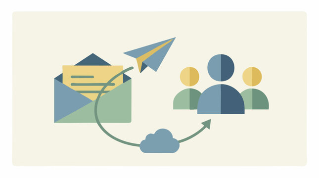 Digital Communication Workflow: Sending Messages to Audience via Cloud