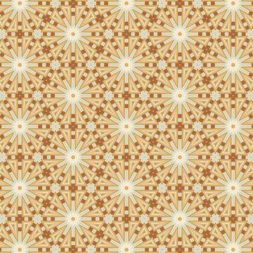 Radiant Starburst Pattern in Warm Tones