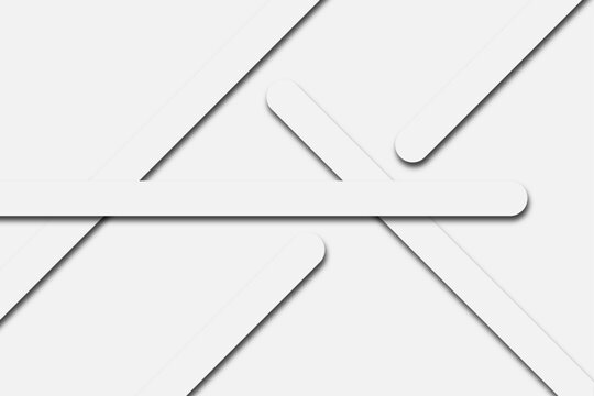 Minimalist White Abstract Wavy Background With Shadow