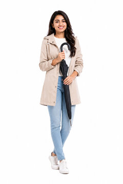 young woman with shopping bags