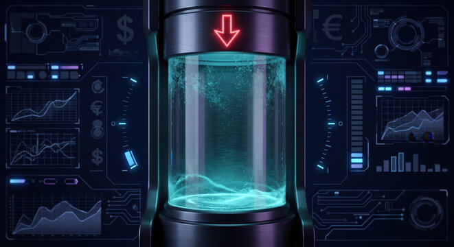 Empty tank gauge: OCF negative; borrowing base tight; lender requests weekly cash forecast.