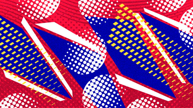 Modern Athletic Background With Bold Geometric Elements And Vibrant Colors. Energetic Sport Background Design
