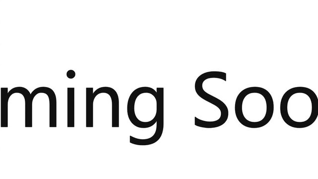 Gradual text opacity transition reveal effect with outline bold solid
