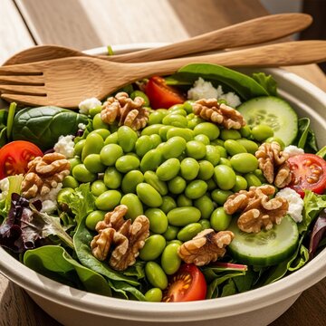 A vibrant bowl of freshness, ready to nourish.