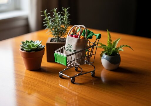 A Tiny Cart's Green Bounty