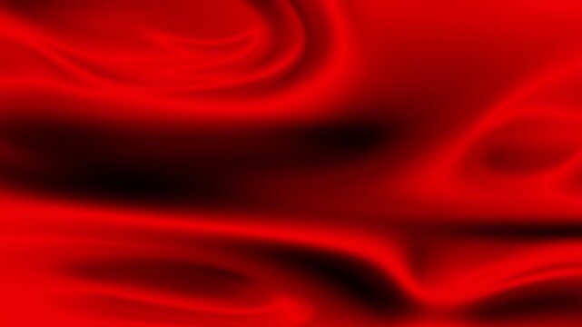 Fiery Red Crimson Silk Liquid Abstract 4K Motion Background