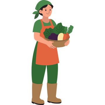 World Farmer Day Illustration