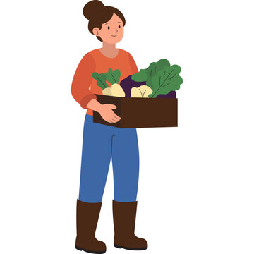 World Farmer Day Illustration