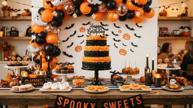 Spooky Sweets Display