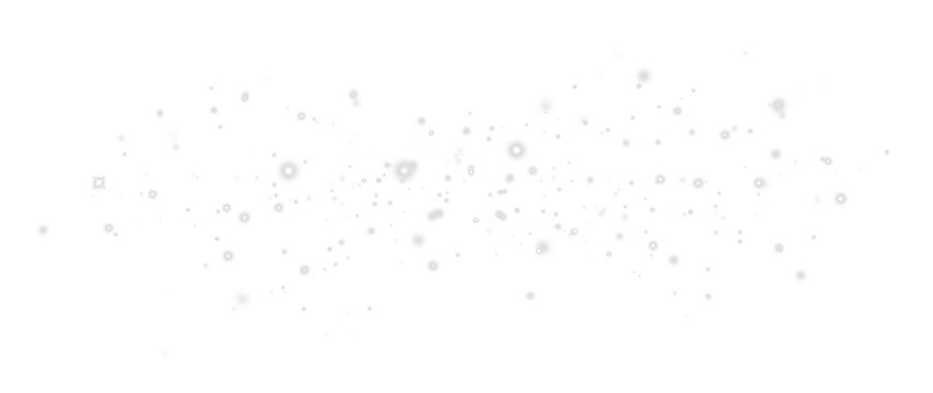 Glowing Particle Trail with Bokeh Lights, Sparkling Stars and Glitter