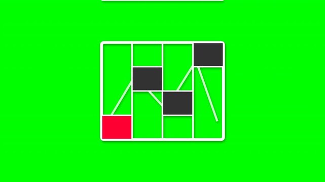 Artificial intelligence saliency map visualizing neural network 4k