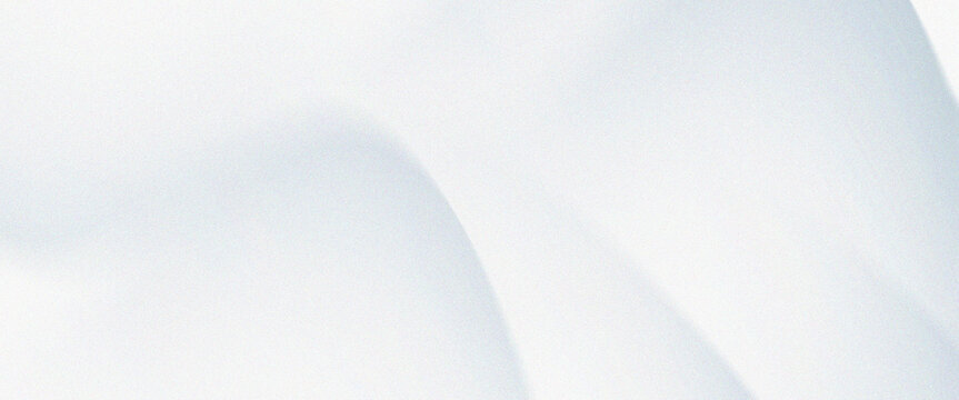 Abstract Soft Curved Line with Film Grain, Minimal White Grey Vintage Background