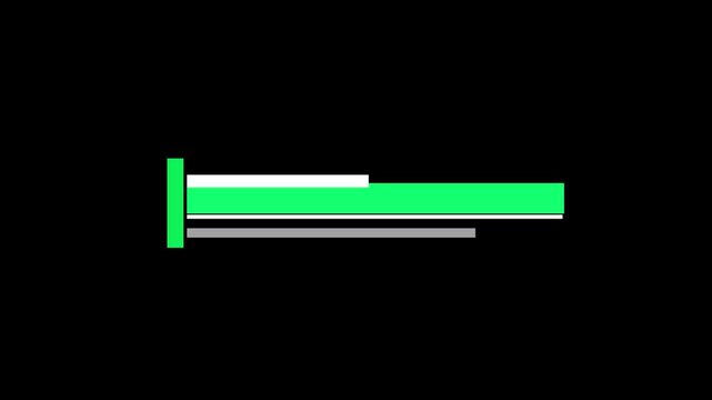 Minimalist lower third animation with red colors. Suitable for content information or broadcasting. Video animation in 4k quality with alpha channel