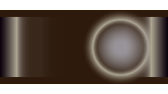 Glowing Sphere Futuristic Background (Dark Brown & Bronze) Vector