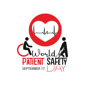 A clean and impactful World Patient Safety Day awareness illustration