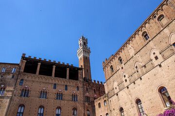 Fototapeta premium la città di siena in toscana