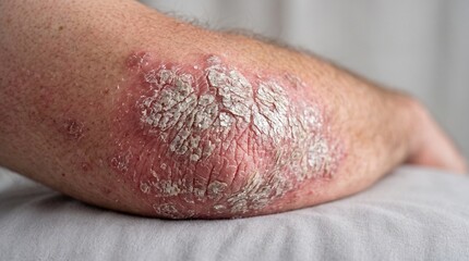 Fototapeta premium Atopic Dermatitis on the Arms