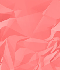 Fototapeta premium Abstract soft pink crumpled paper background with crumpled