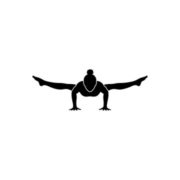 Wide Arm Straddle Icon