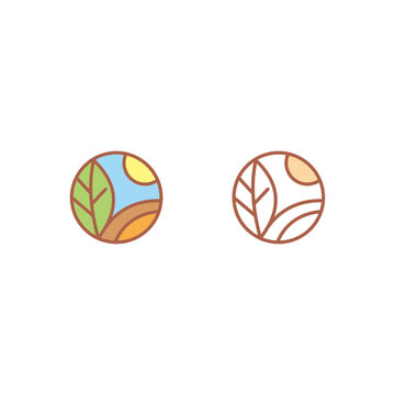 logo design plant and flower 