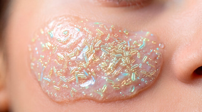 Exploring a healthy probiotic microbiome layer on the skin surface during a skincare routine