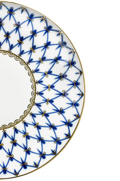 Porcelain saucer isolated