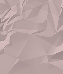 Fototapeta premium Muted taupe crumpled paper texture backdrop with crumpled