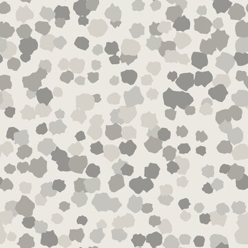 Pebble stone seamless pattern neutral gray organic background