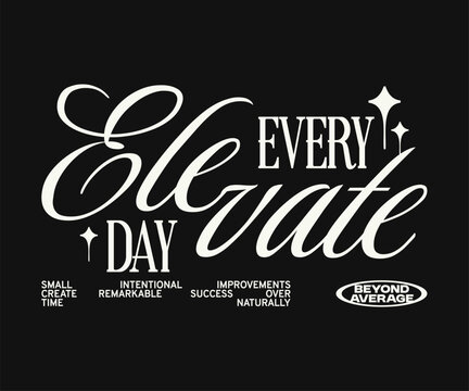 Urban Streetwear Typography Quote Vector, Minimal Aesthetic Lettering for T-Shirt, Clothing Brand and Poster Design