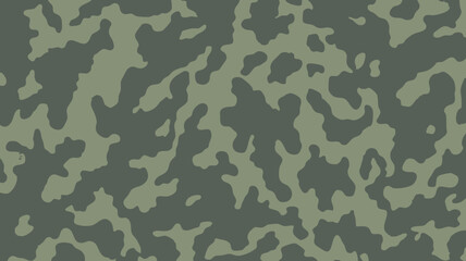 Fototapeta premium Military Camouflage Seamless Vector Pattern Background