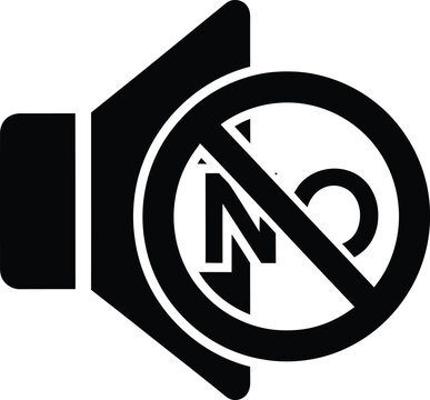 Mute volume audio speaker icon with no symbol forbidden interface multimedia settings disabled
