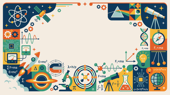 Physics and space science educational frame design