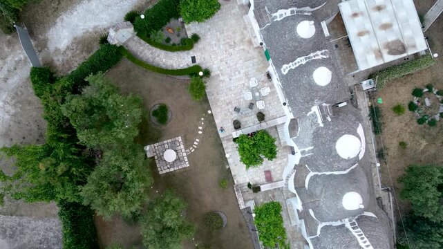 Dreamy Puglia. Flying over the Trulli of the Itria Valley.