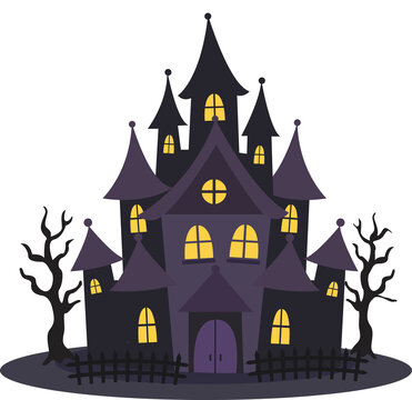 Cute Medieval Castle Flat Vector Illustration, Fairytale Fantasy Cartoon Building