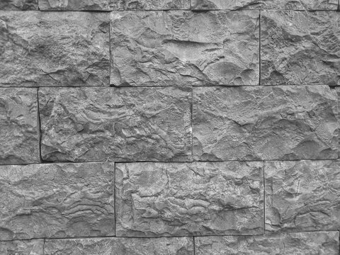 Natural stone wall texture background, rustic brick pattern for design and architecture