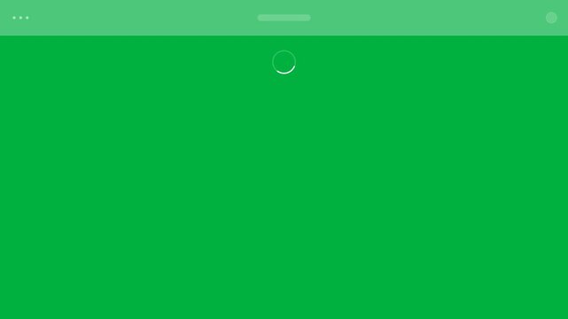 refresh animation on green background representing loading process, data updates, digital progress