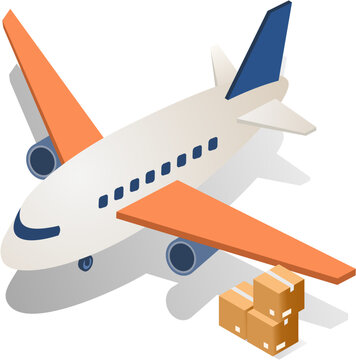 Logistics and Supply Chain Isometric Illustration Set. Warehouse and Logistics Isometric Illustration Collection. Global Supply Chain Isometric Icon Set.