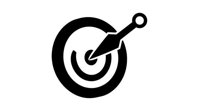 Kunai hitting center of target silhouette