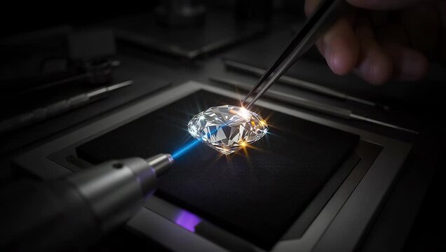 Creating a Brilliant Diamond with Skilled Craftsmanship