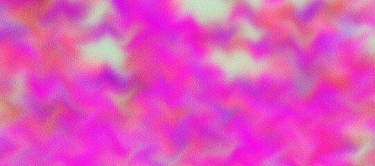Soft blurry neon gradient abstract flora camouflage background vibrant electric magenta pink deep violet purple pale mint green colors matte texture noise