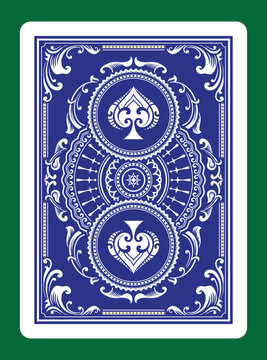 Classic Playing cards back design