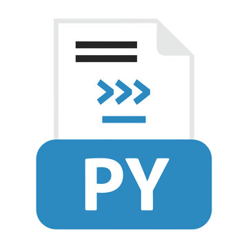 Python programming language file icon symbol