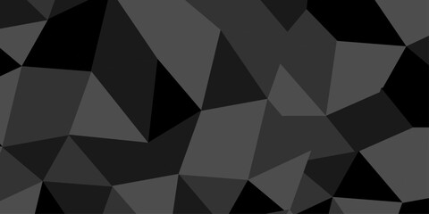 Fototapeta premium Abstract geometric wall tile and metal cube background triangle wallpaper. Seamless geometric pattern low polygon backdrop background. Gray diamond overlap polygonal background.