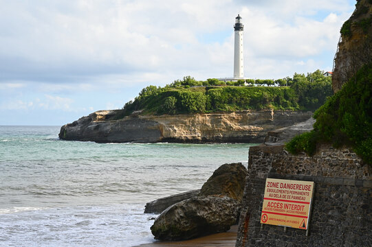 Un pan de falaise s'est effondr&eacute; &agrave; Biarritz