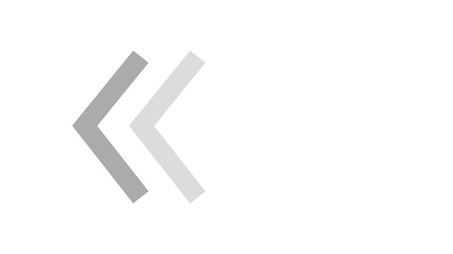 Black arrow pointing left on white background. direction symbol indicating back or previous page. simple pointer showing opposite direction.