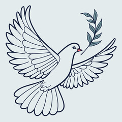 Fototapeta premium dove of peace