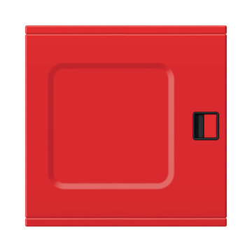 Fire cabinet designed for storage of fire hose and hydrant in emergency situations at various buildings