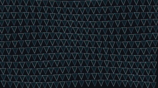 Abstract geometric mesh background with triangles motion graphic