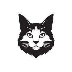 Fototapeta premium vector illustration of a cat